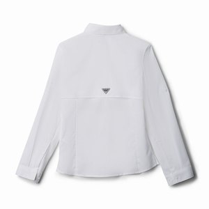 Columbia Camisas PFG Tamiami™ Manga Larga Niña Blancos (820XDVMZA)